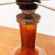 Mid-century Danish glass table lamp by Holmegaard