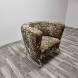 Fauteuil chromé par Jindrich Halabala