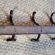 Baumann 5-hook bistro wall coat rack from the 20s