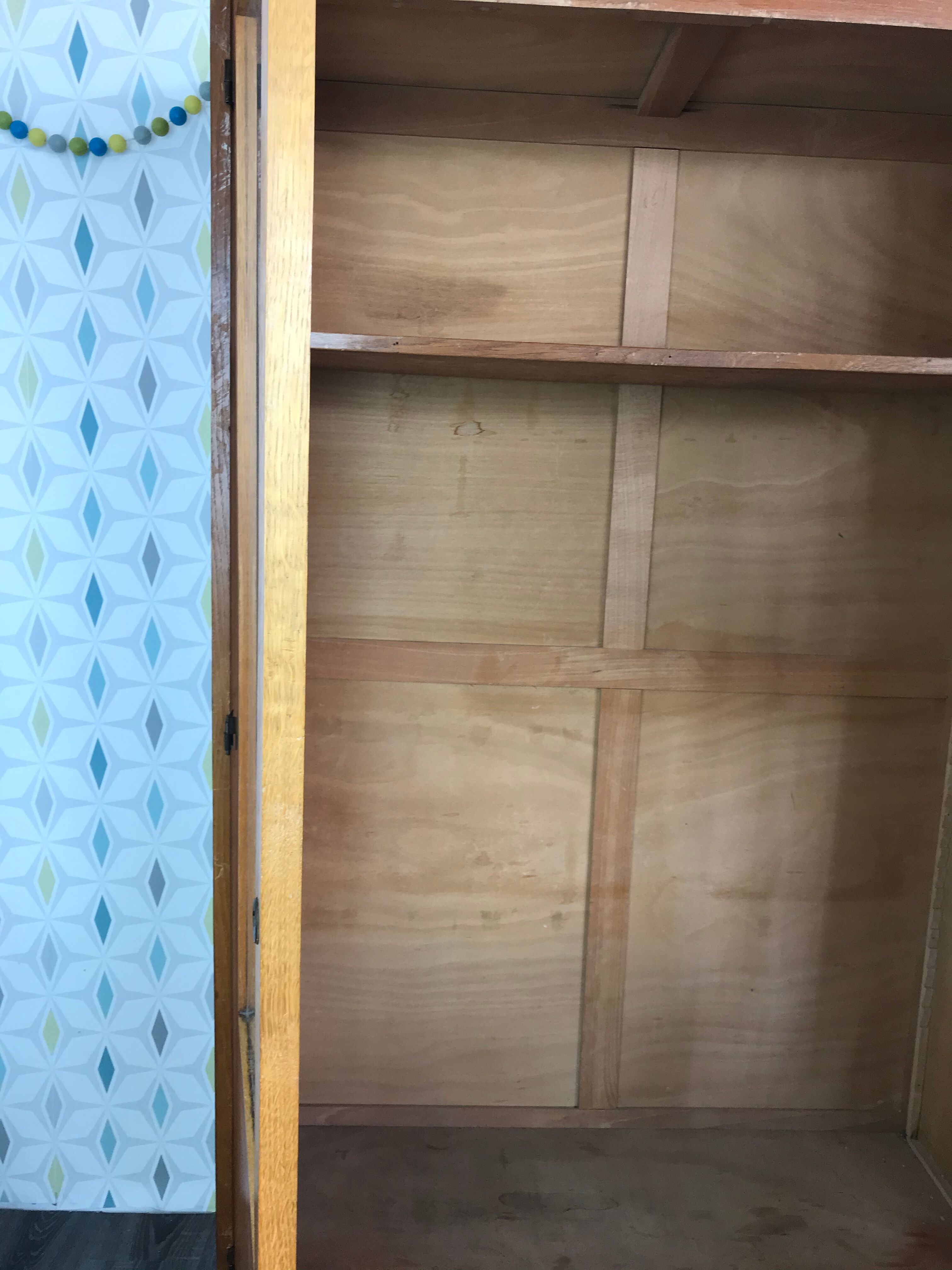 Armoire bibliothèque vitrine école