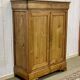 Small Louis Philippe 19th century cherry wood wardrobe with a drawer at the top