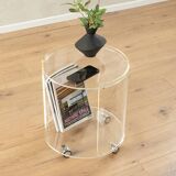 1980s Acrylic side table