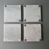 4 marble coasters