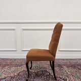 Set of Classic English Upholstered Chesterfield Chairs