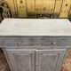 Louis Philippe high sideboard, re-painted and patinated