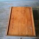 Table en bois bureau patine grise