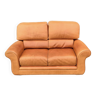 Two-seater leather sofa