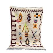 Moroccan Berber Rug - Moroccan Wool Rug - New Azilal Rug - Beni ourain Style
