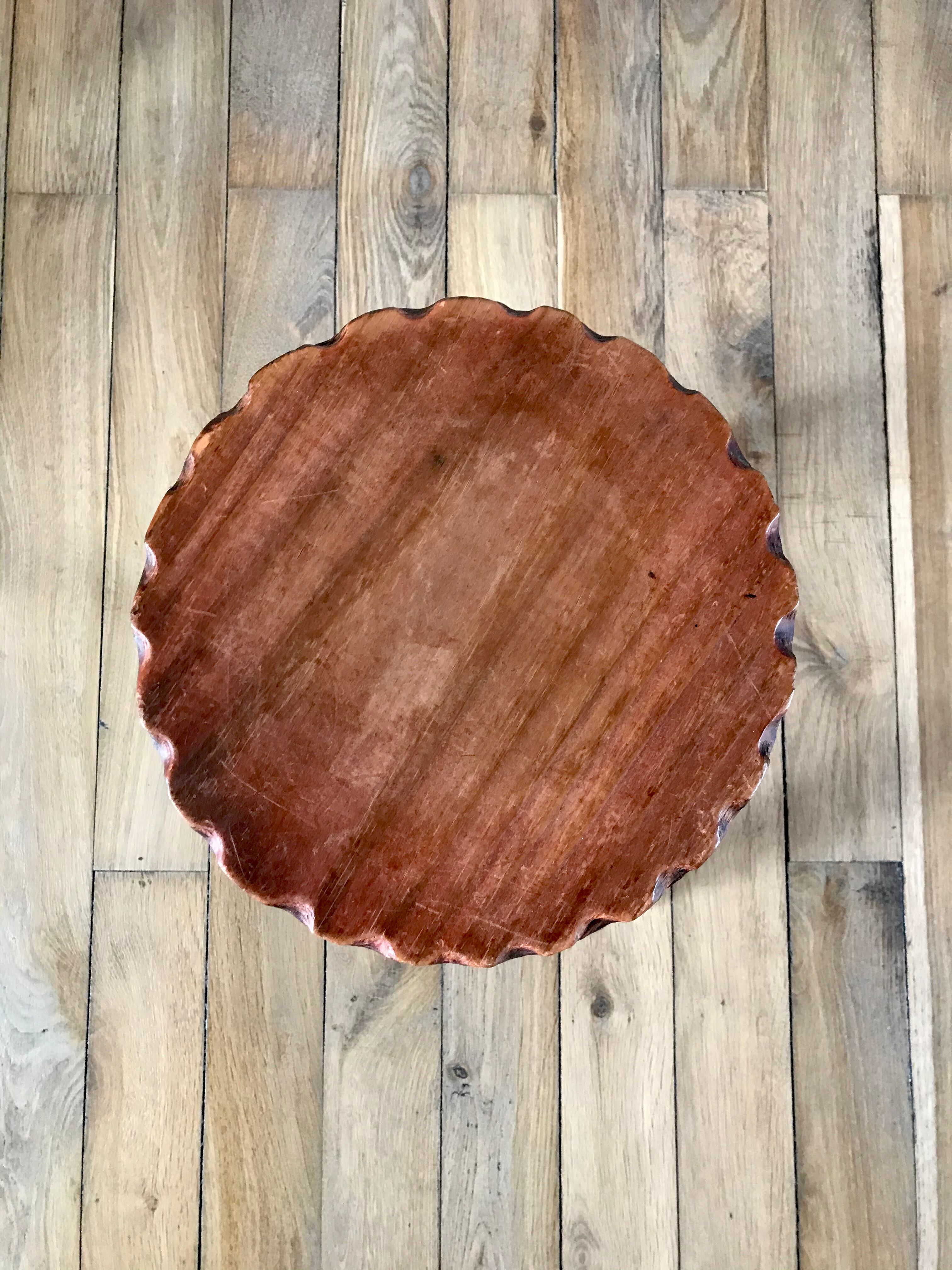 Wooden tripod stool 40s-50s