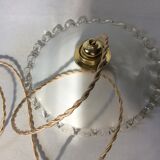 Vintage opaline hanging lamp