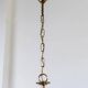 XL Clear Murano Glass and Brass Chandelier, Liberty-Style Organic Leaf Design, Italian 1960s
