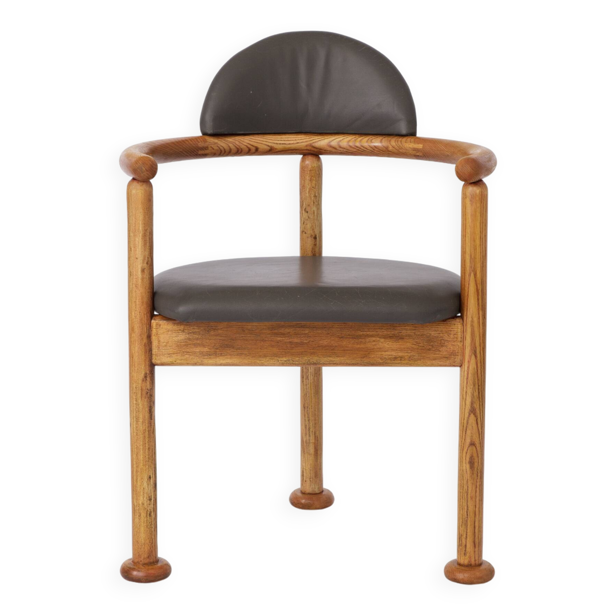 Chaise de bureau / fauteuil vintage unique des années 1980
