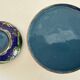Chinese pot in cloisonné enamel + matching ashtray