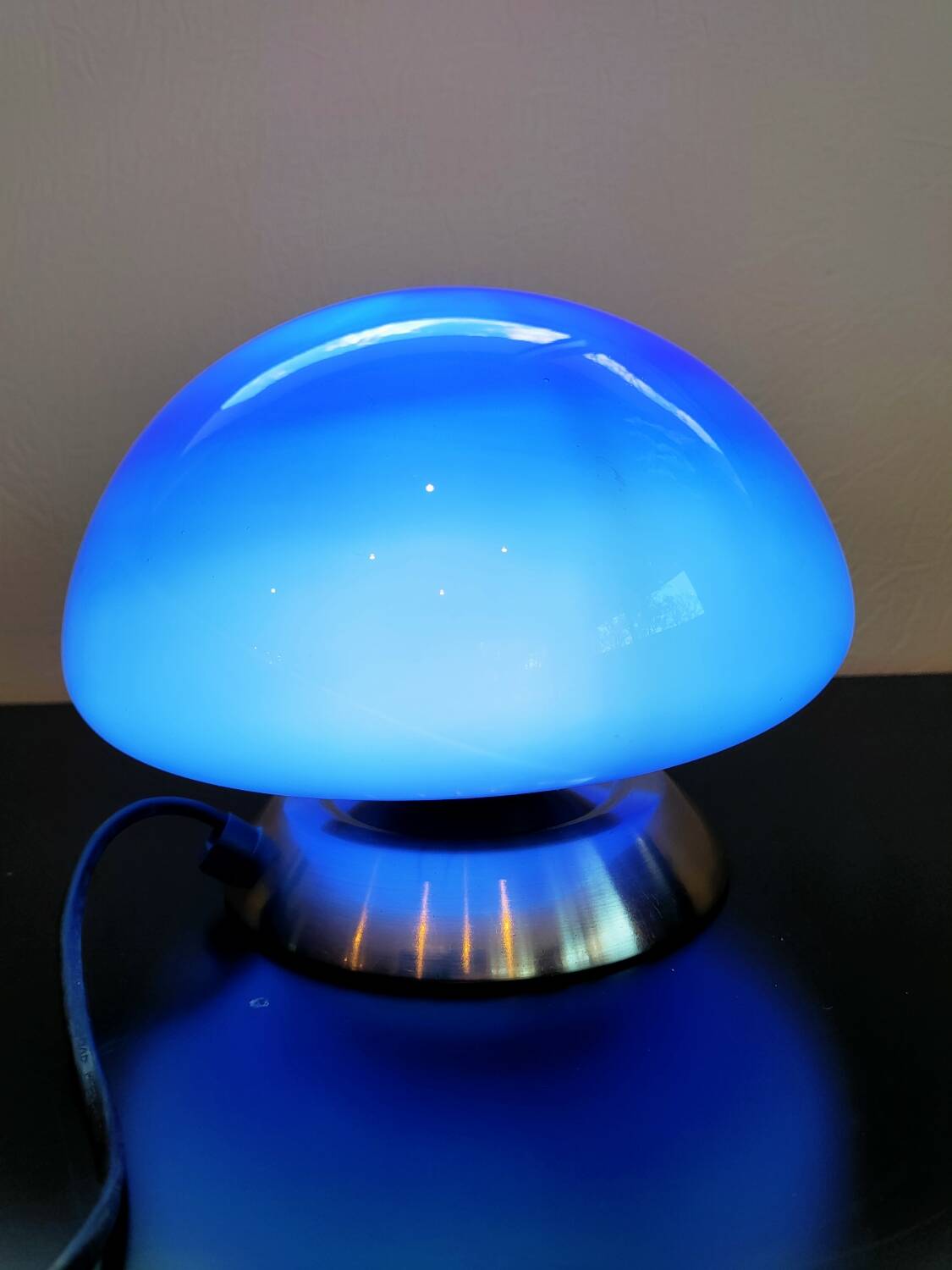 Lampe de table champignon vintage