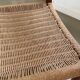 Beautiful chair, wooden frame with papercord seat and backrest