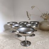 Set of 6 stainless steel cups