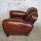 Club chair with floral backrest
