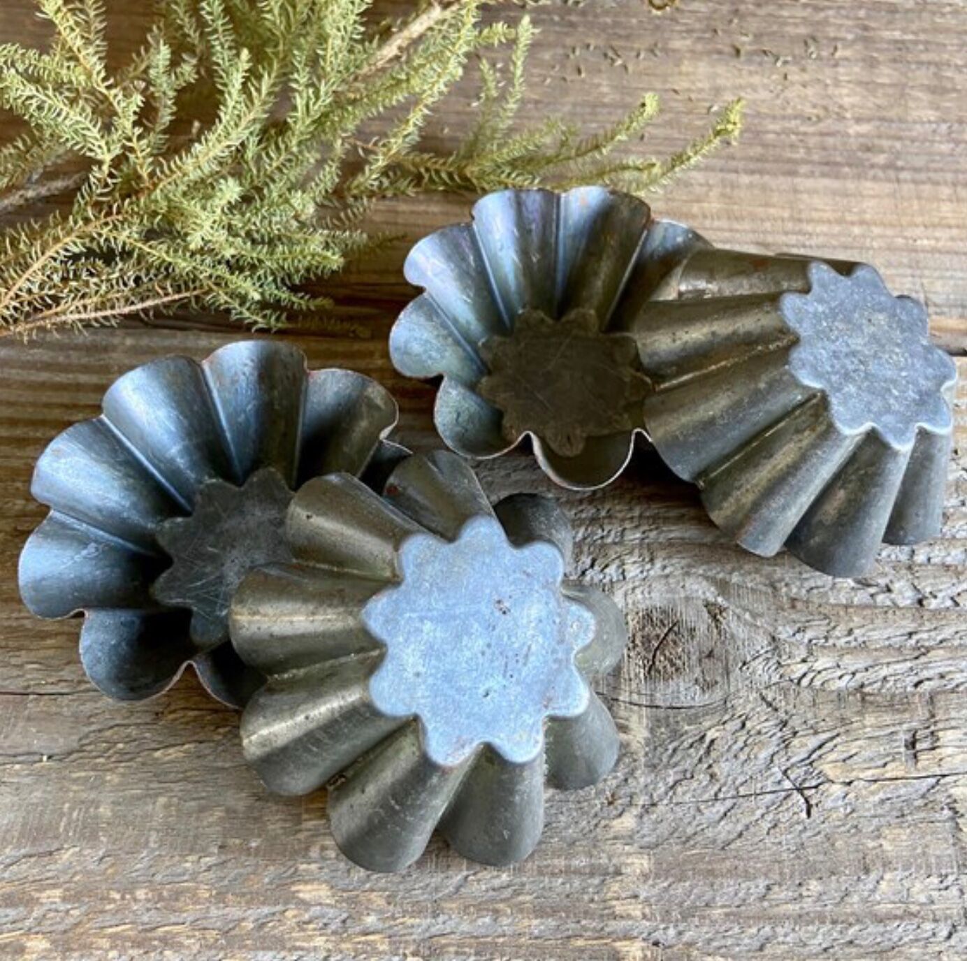 Cake molds, tarts, vintage French