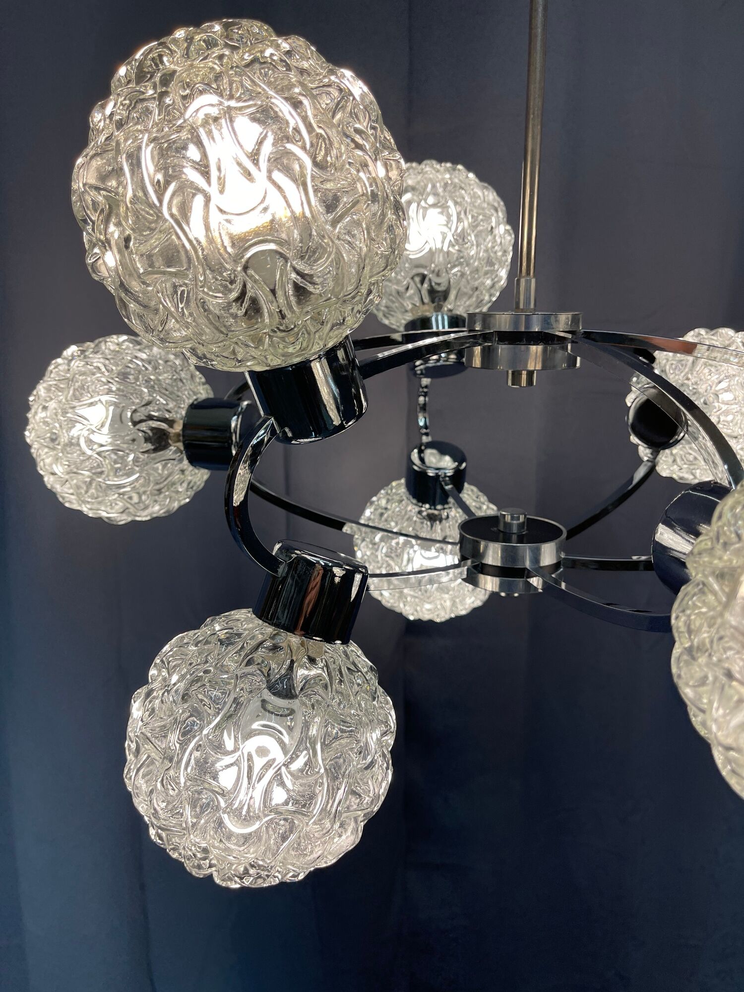 Chandelier of richard essig years 60/70 space age very good condition