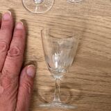 Set of 6 small liquor glasses