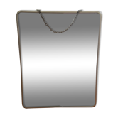 Mirror of barber with chain 24x30cm