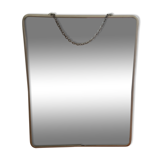Mirror of barber with chain 24x30cm