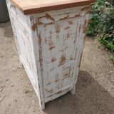 White patinated sideboard/jam cupboard