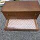 Vintage oak commode from the 1960s.