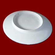 Grand plat rond en faience d'ibiza.