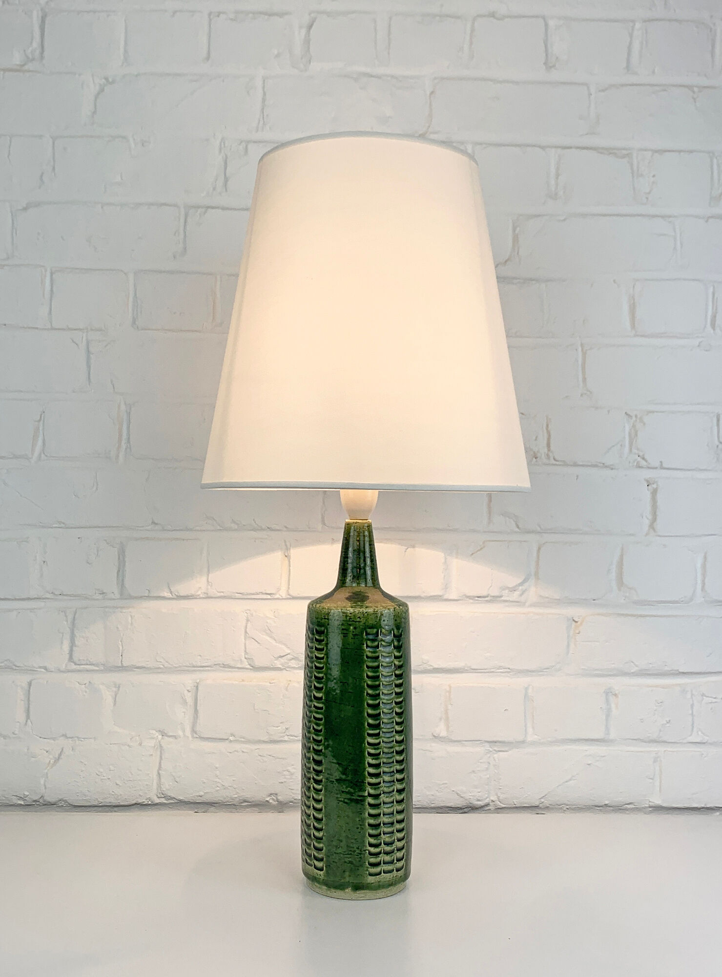 Ceramic Table Lamp Dl27, Per Linnemann-Schmidt for Palshus, Denmark