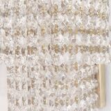 Pair of crystal appliques. France, 1970s.