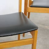 Vintage Chairs in style of Gio Ponti, 1970, set of 4