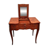 Louis XV style dressing table in marquetry