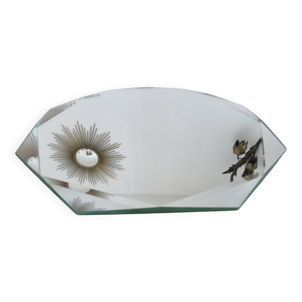 Miroir octogonal biseauté, années 40-50 — Beyit