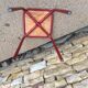 Tabouret métal et bois style industriel