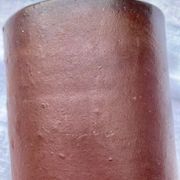 Ceramic roll vase signature to decipher