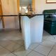 Travertine foot-foot design dining table