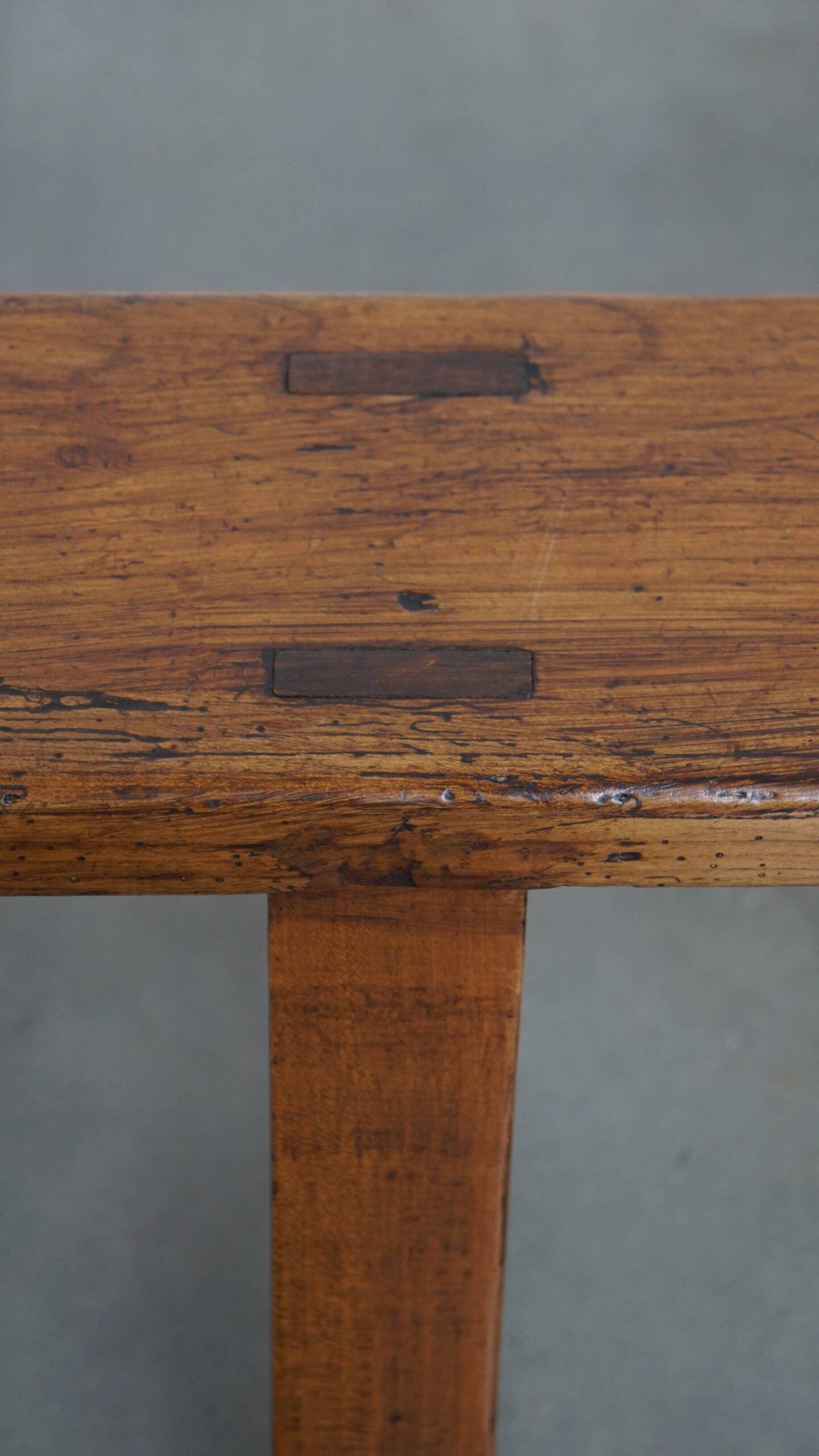 Banc antique en bois, France