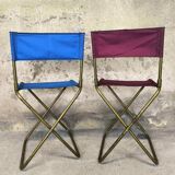 Vintage Lafuma camping chair pair