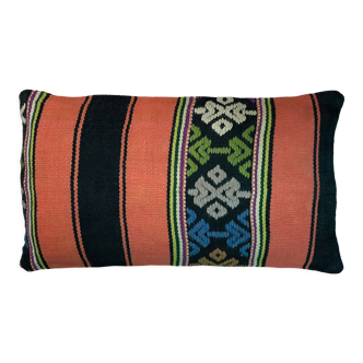 Vintage turkish handmade cushion cover , 30 x 50 cm