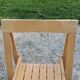 Paire de chaises pliantes à lattes en hêtre des années 70