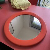 Round orange mirror Syla