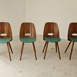 Set of 4 Lollipop chairs by Frantisek Jirak for Tatra 1960
