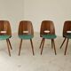 Set of 4 Lollipop chairs by Frantisek Jirak for Tatra 1960