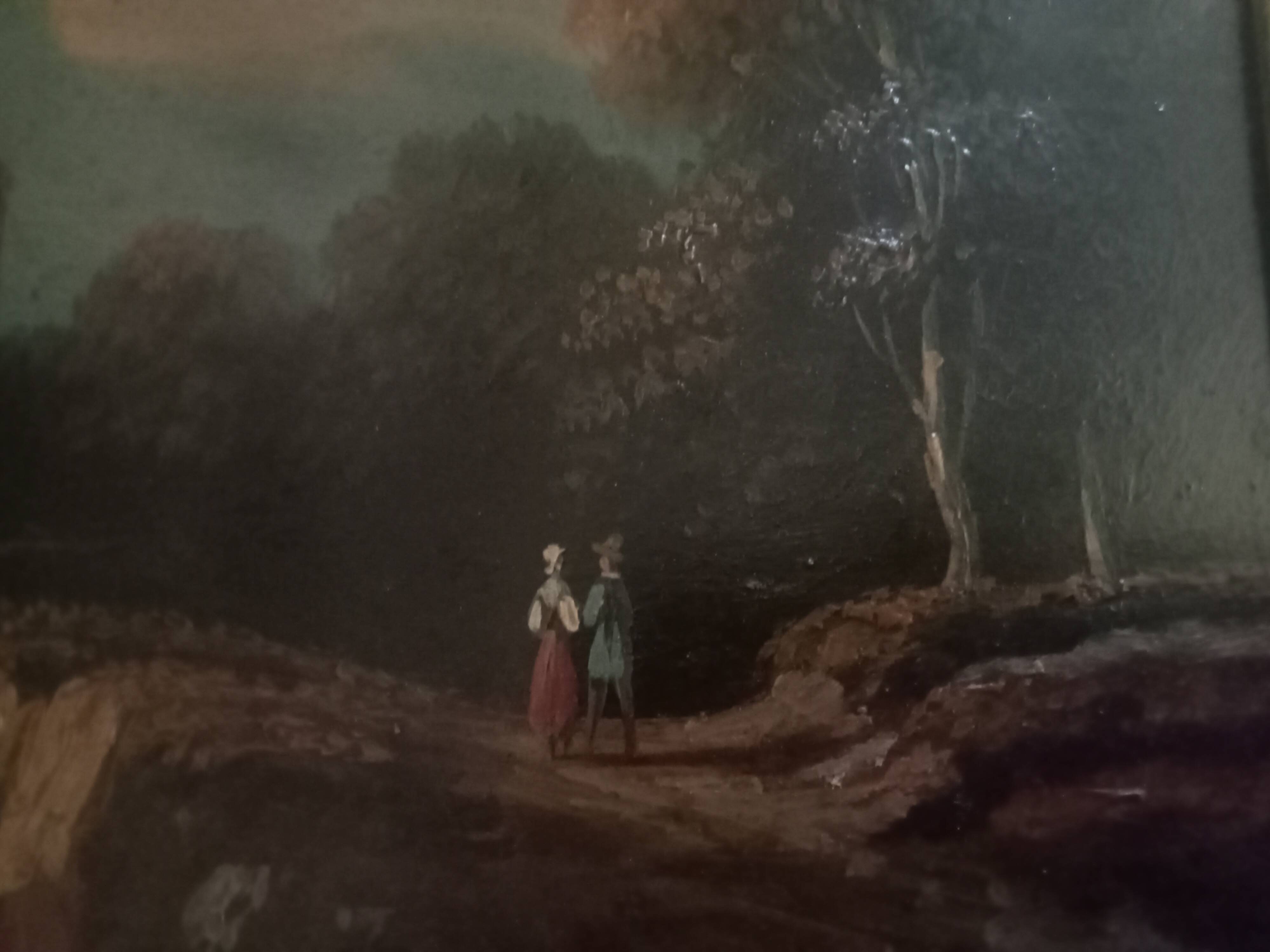 Pair of oil painting on wood