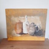 Oil painting painting