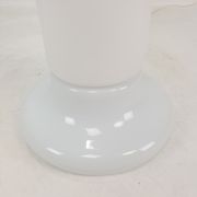 Italian opaline glass zea floor lamp by Salocchi for Lumenform, 1970s