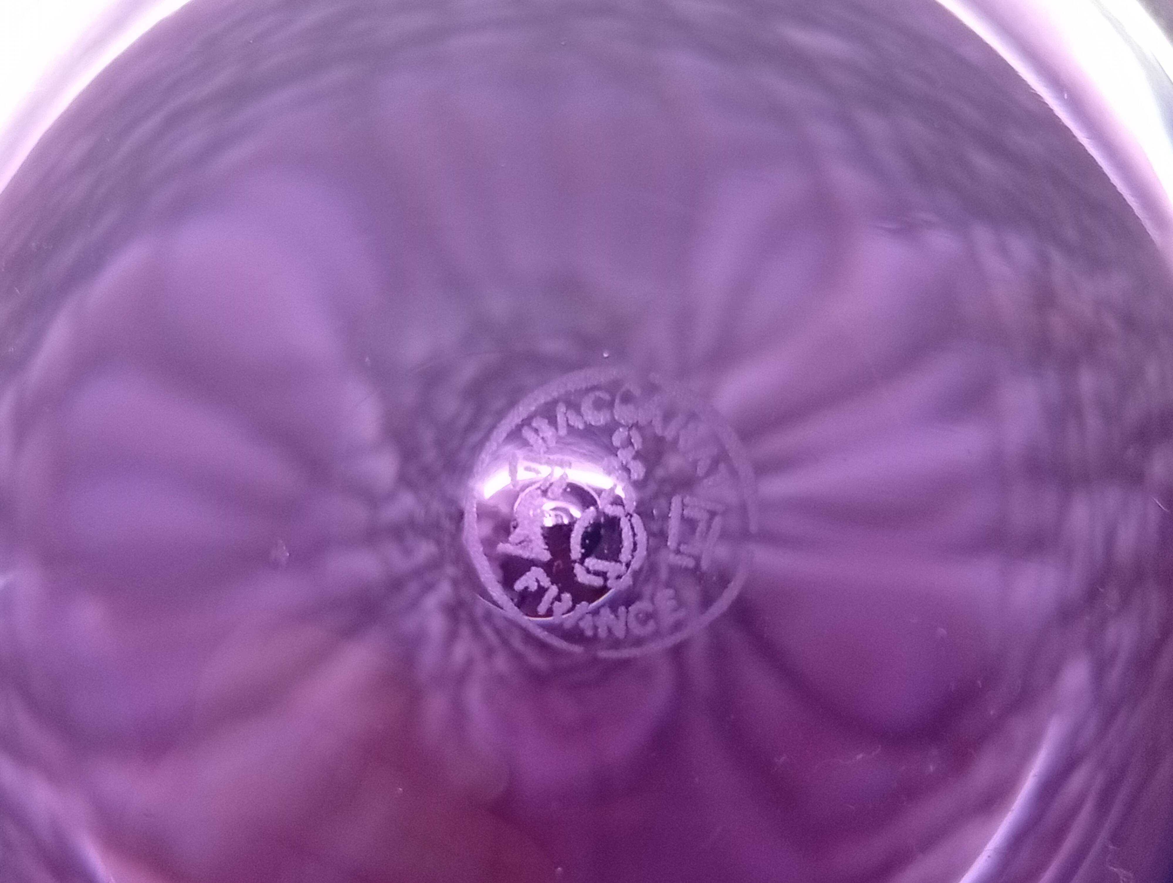 Vase "Cana" et boule "Sirius" en cristal de Baccarat