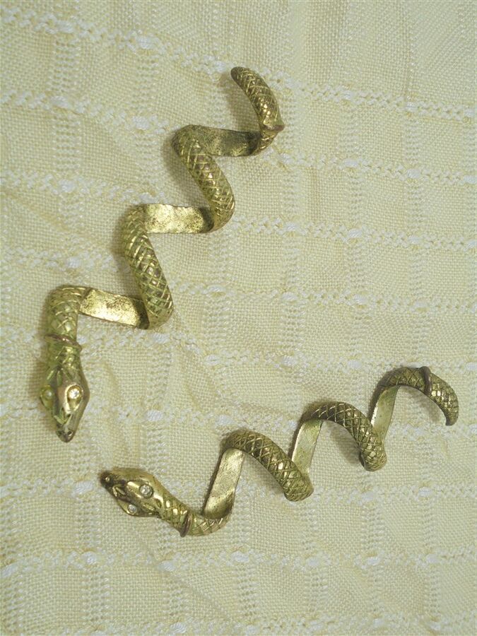 Pair of golden snakes