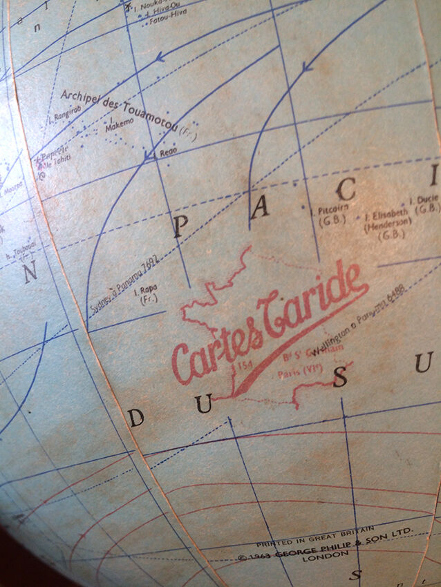 Bright glass globe, Taride, 1963